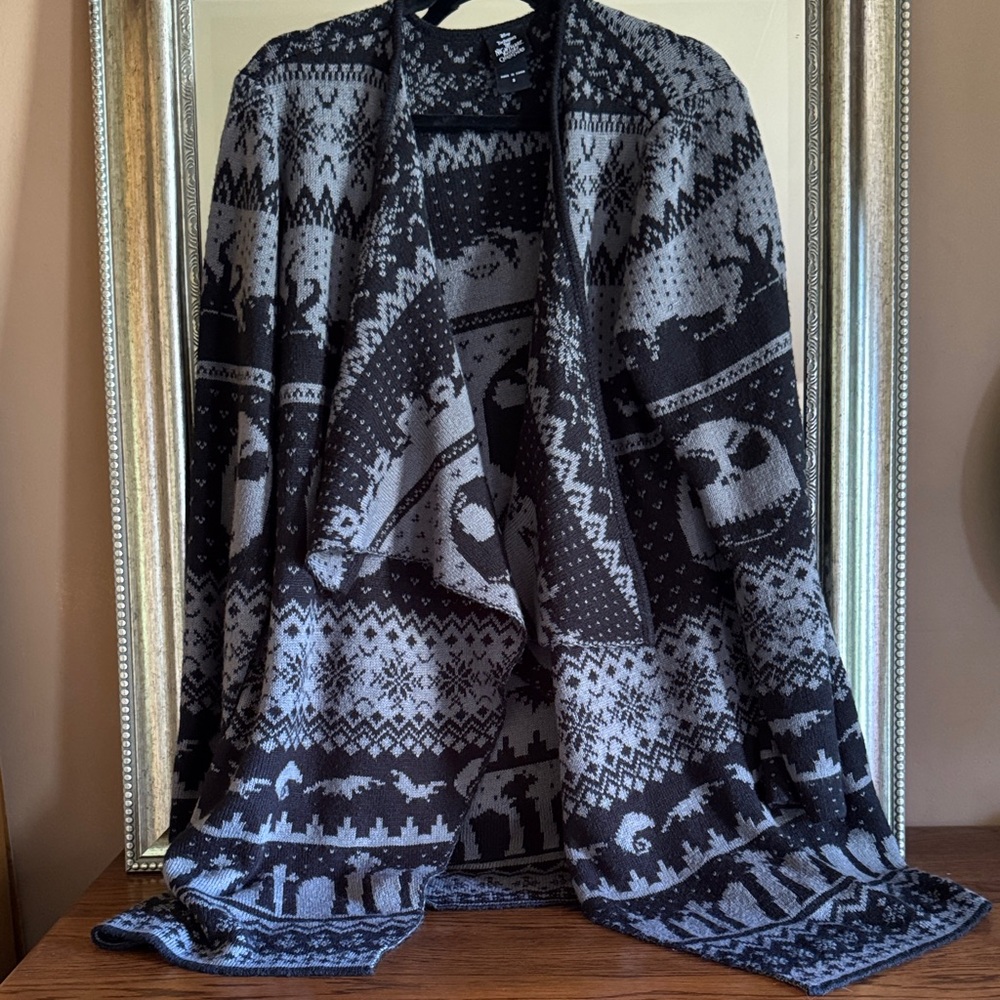 Torrid Disney Nightmare Before Christmas Open Drape Cardigan size 3X